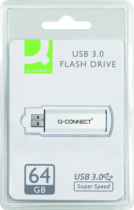 Actual product image Q-Connect USB Stick Flash Drive 3.0 (64 GB, USB-A, USB 3.0)