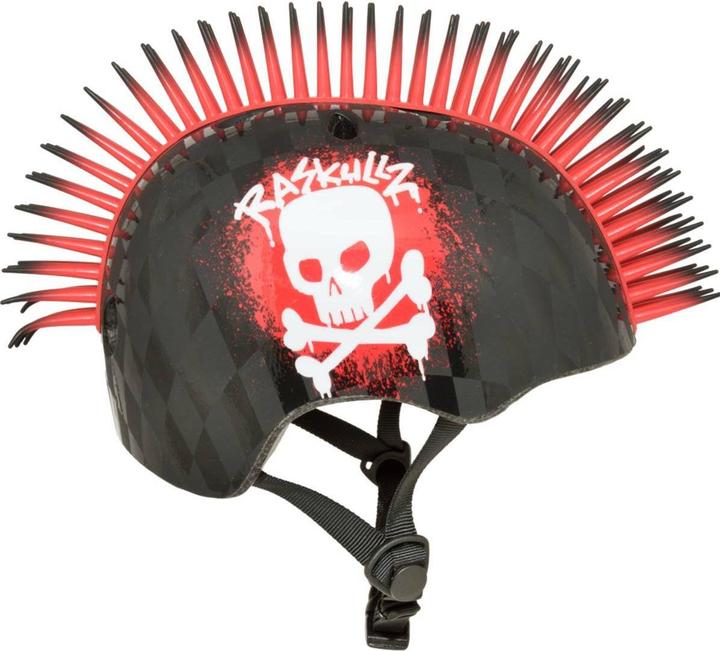 Actual product image C-Preme Unisex Youth x Bicycle Helmets, Skull Hawk red, S (50cm-54cm) (50 - 54 cm)
