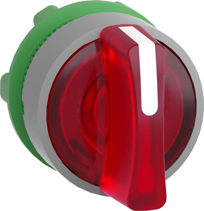 Actual product image Schneider Electric Illuminated selector switch, front, plastic, ZB5AK1743C0