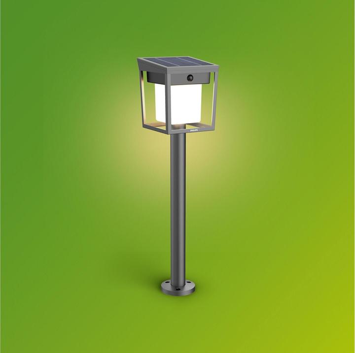 Immagine prodotto Philips Lighting 929004631801 Blaise Solar-Aussenstandleuchte 1.5 W Warmweiss An (250 lm, IP44)