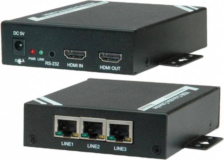 Produktbild Roline HDMI Extender via TP Kabel, kaskadierbar