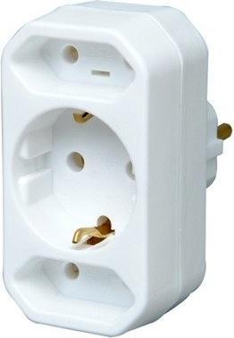 Immagine prodotto Kopp Adattatore per 2x Europa 1776.0200.9 e 1x Schuko bianco