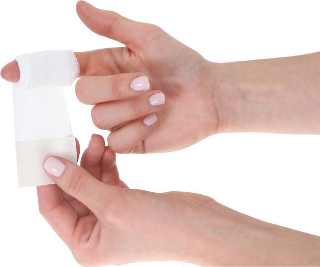 Produktbild Qualicare fingerverbände mit integrierter kompresse (3.5)