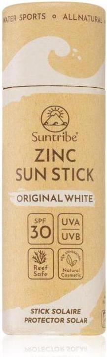 Suntribe Bio-Sonnenstift Original White (Sonnenstick, Sonnencreme Gesicht, SPF 30, 1 g)