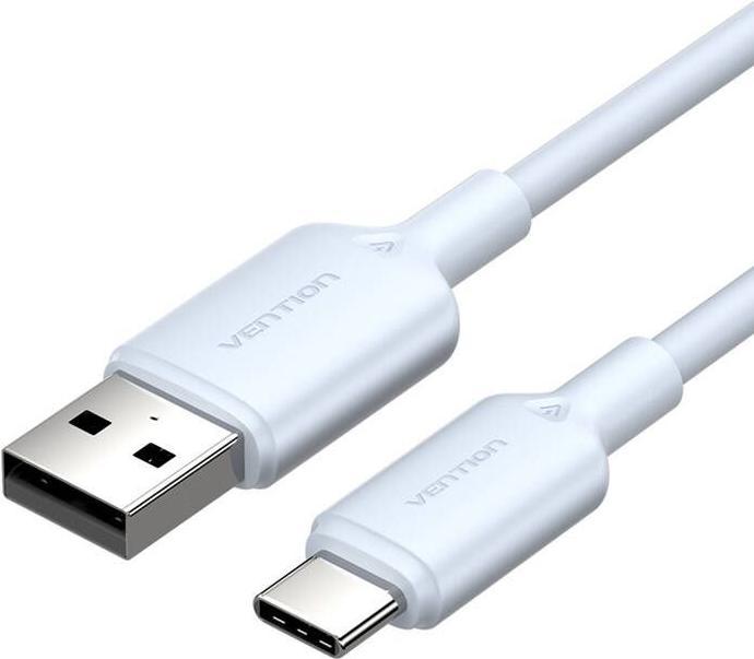 Produktbild Vention USB 2.0 A to USB-C 3A cable CTQLH 2M (blue) (2 m, USB 2.0, 60 W)
