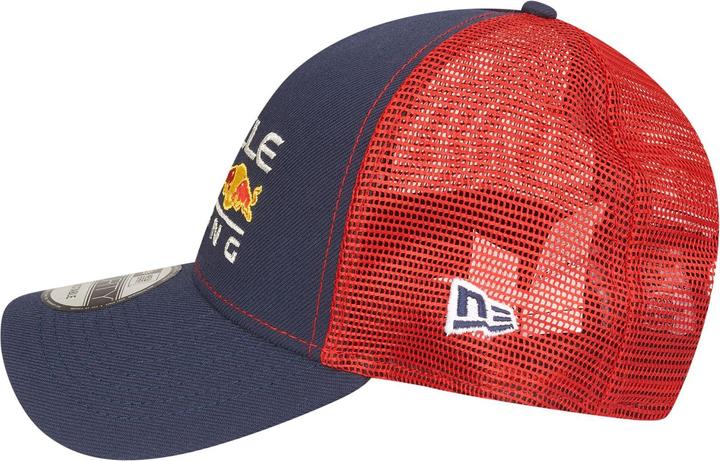Actual product image New Era A-Frame Snapback Trucker Cap - Red Bull Racing Navy