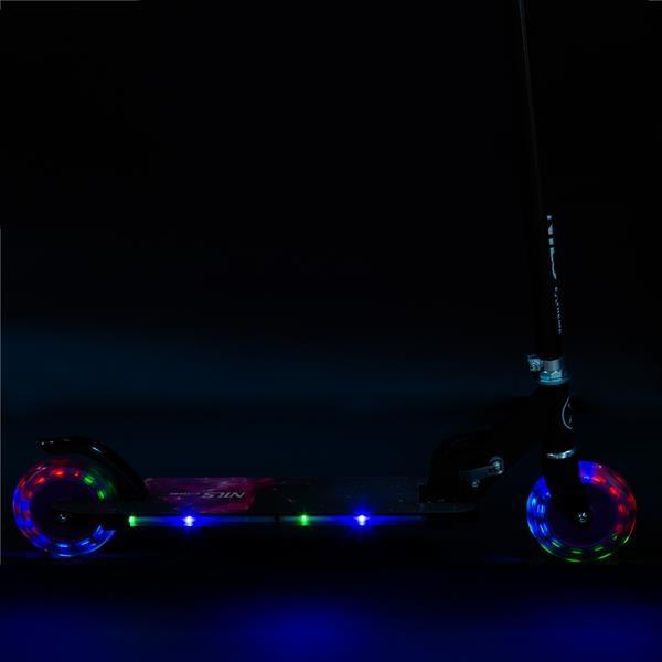 Actual product image Nils Hd025 LED Violet Extreme Scooter
