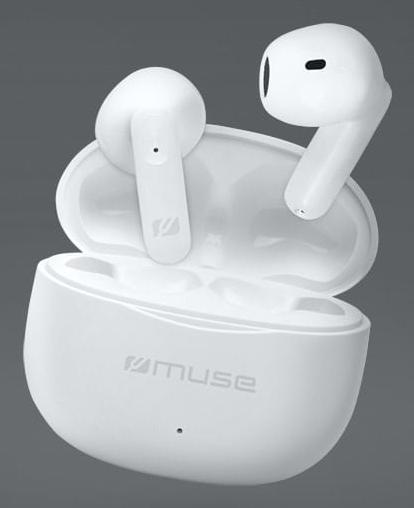 Actual product image Muse | Earbuds True Wireless | M-270 TWS | Bluetooth | White (16 h, Wireless)