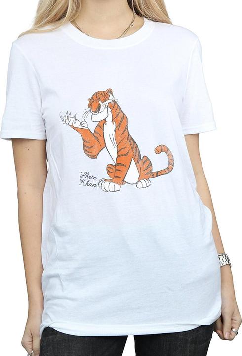 Immagine prodotto Disney The Jungle Book Classic Shere Khan Maglietta Ampia Donna (S)