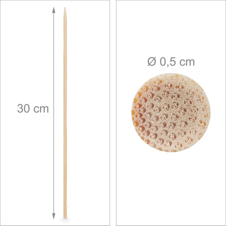 Produktbild Relaxdays 50x Blumenstab (0.50 cm, 0.50 cm)
