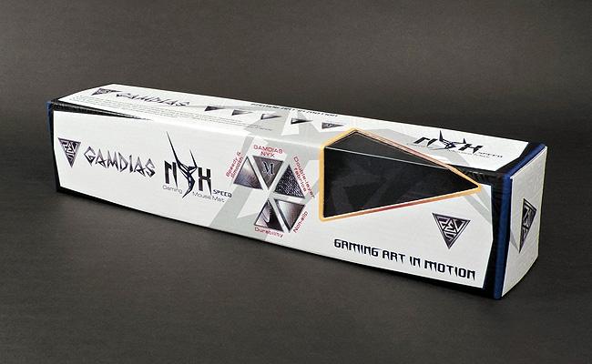 Actual product image Gamdias Mouse pad, GMM2300, Black, Size: 350 x 280 x 4 mm (M)