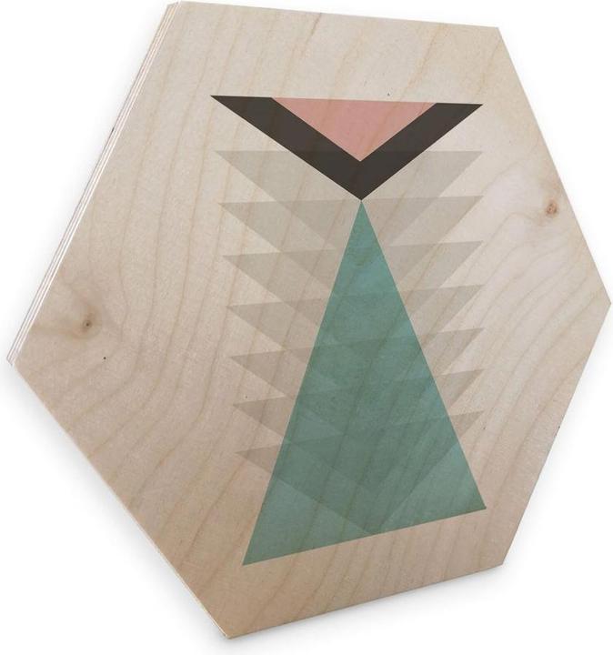 Image du produit Trenddeko Totem aqua & rose (25 x 22 cm)