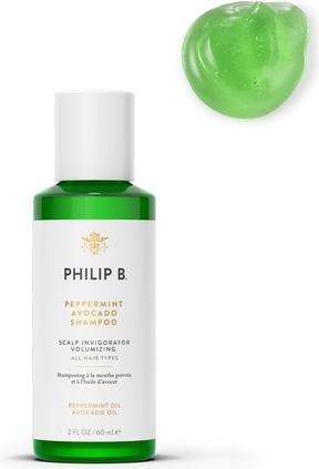 Image du produit Philip B. Shampooing Volumisant et Clarifiant à la Menthe Poivrée et à l'Avocat (60 ml, Shampoing liquide)