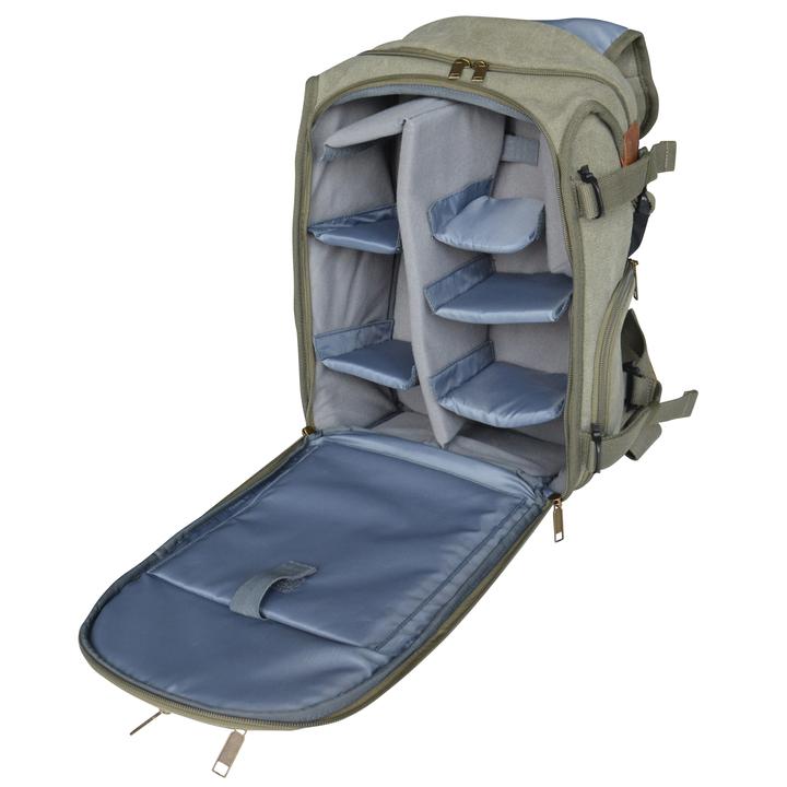 Image du produit Braun Canvas Backpack Camera Backpackconcrete Grey (Sac à bandoulière pour appareil photo)
