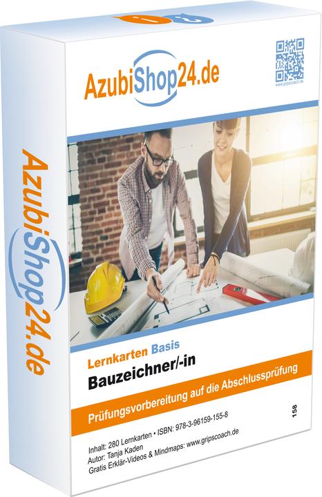 Actual product image AzubiShop24.de Kombi-Paket Lernkarten Bauzeichner/-in (German, Jennifer Christiansen, Tanja Kaden, Michaela Rung-Kraus, 2024)