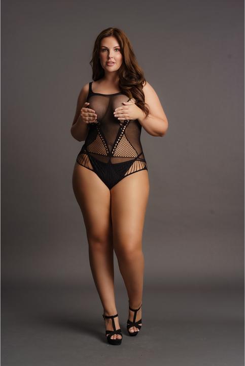 Image du produit Le Désir Contrast Net Teddy - OSX (Plus Size)