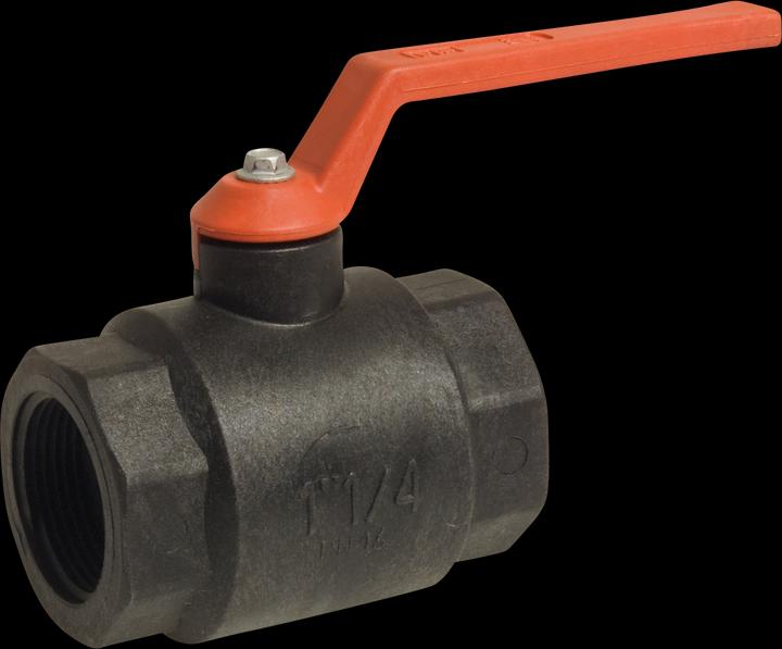 Actual product image VIR Kugelhahn PP 3/4" Innengewinde 16bar DN20 Schwarz Typ 220