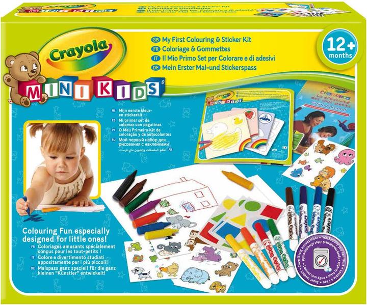 Crayola Mini Kids - Farbe und Stickerset