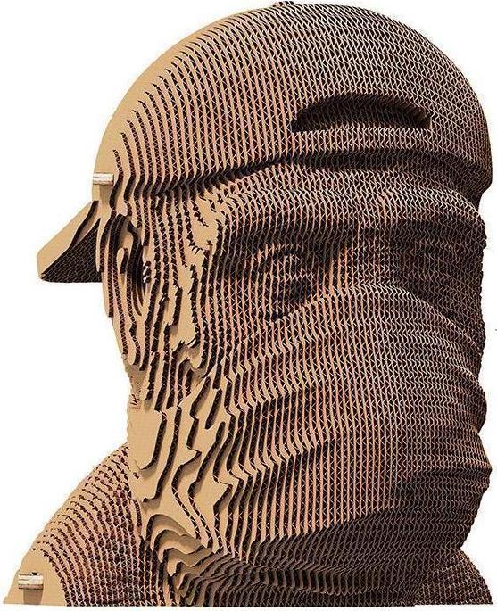 Produktbild Cartonic Affe ""Speak No Evil"" - 3D Modell aus Karton