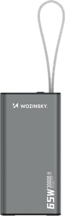 Produktbild Wozinsky Powerbank K65+ 65W 30000mAh 2x USB-C, 1x USB-A 65W - black (30000 mAh, 65 W, 65 Wh)