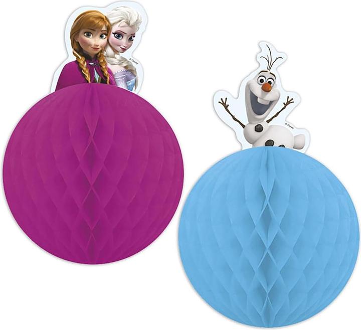 Produktbild Disney Frozen Wabenförmige Partydekoration aus Seidenpapier (2erPack)