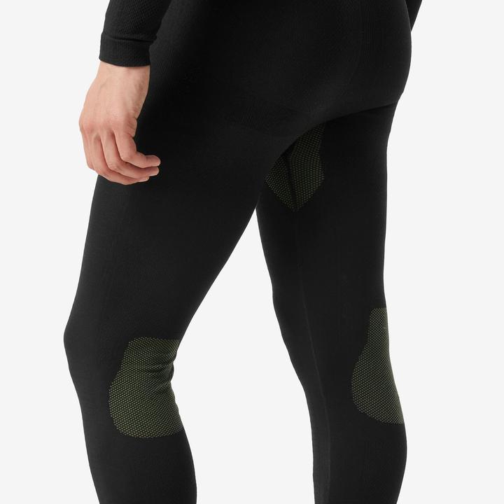 Immagine prodotto Wedze Pantaloni funzionali da sci senza cuciture da uomo - BL500 Soft nero/khaki (M)