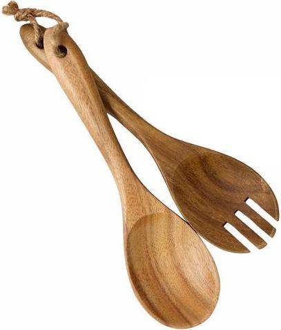 Actual product image Esmée 2-teiliges Salatbesteck aus Akazienholz, 26 x 7 cm (Salad servers)