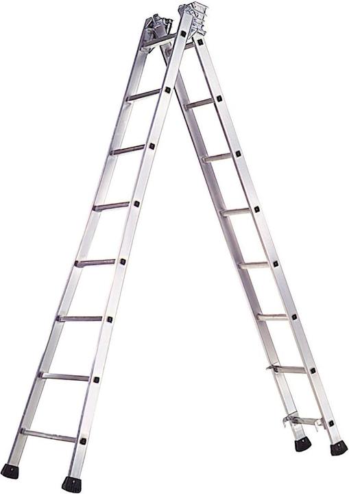 Produktbild Little Jumbo 1201252012 1252 Reformleiter mit gebogenen Holmen 2 x 12 Sprossen (Mehrzweckleiter)