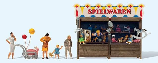Actual product image Kirmes Verkaufsbude Spielwaren H0