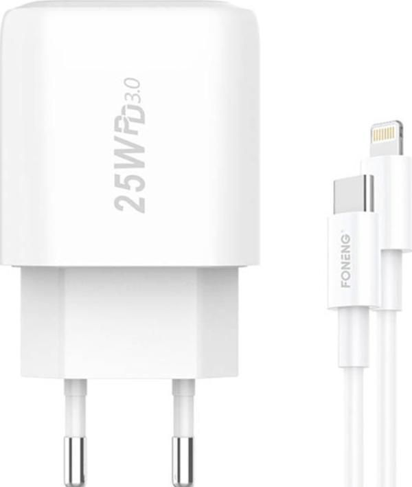 Foneng Caricabatterie rapido EU40 Type-C per iPhone (25 W)