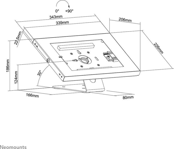 Actual product image Neomounts Table/wall mount for tablets