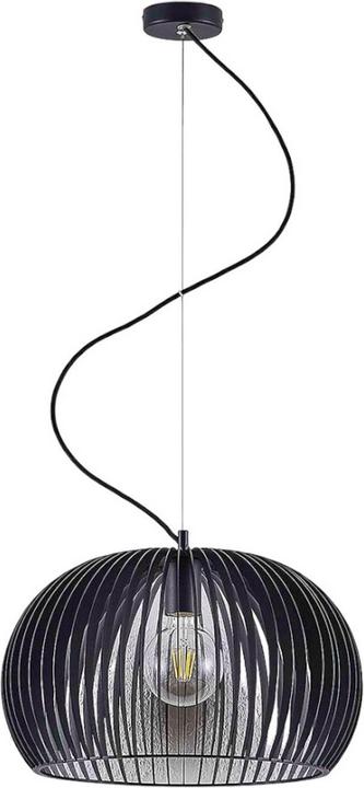 Actual product image Lindby Jusra 1 pendant light Black (E27)