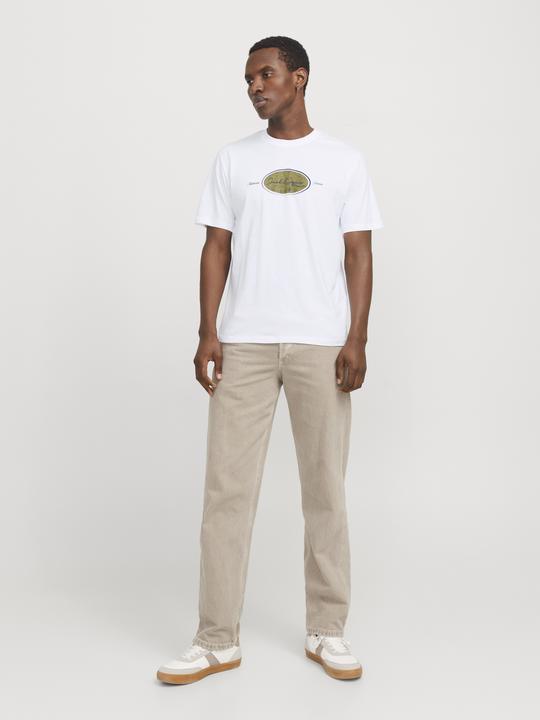 Produktbild Jack & Jones Gedruckt Rundhalsausschnitt T-shirt T-shirt (S)