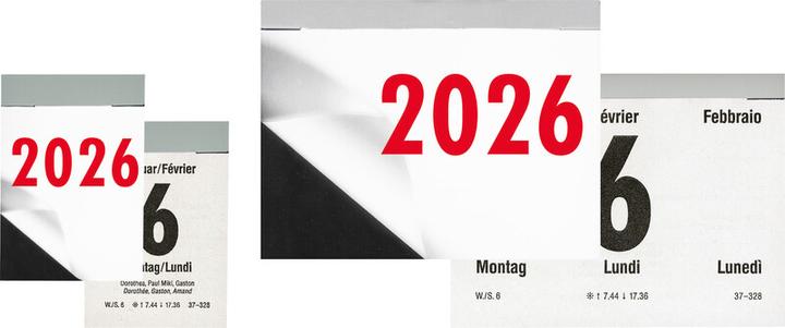 Produktbild Biella Abreisskalender Tag (5.4 x 8 cm, Französisch, Deutsch)