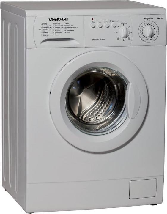 SanGiorgio S4210C front loading washing machine 5 kg 1000 rpm C White (5 kg, Left)