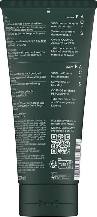 Nährwerte und Zutaten Lavera 521003581 (200 ml)