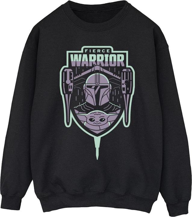 Immagine prodotto Star Wars The Mandalorian Fierce Warrior Patch Felpa Uomo (L)