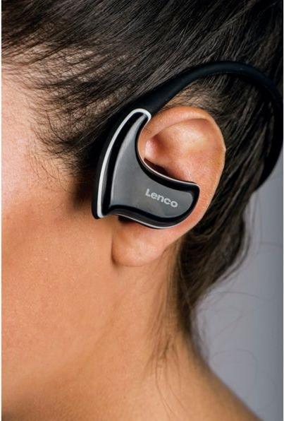 Produktbild Lenco In Ear Stereo Headset BTX 750BK Wasserdichtes Bluetooth® (9 h, Kabelgebunden)