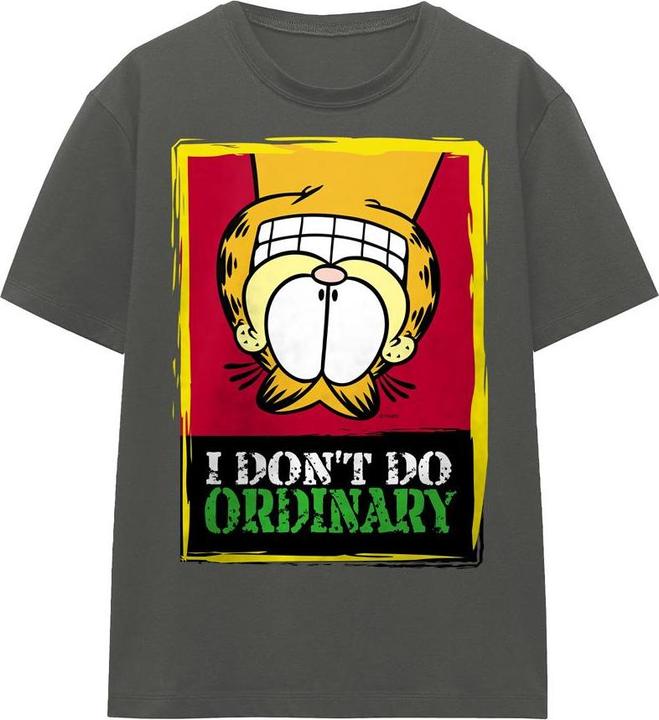 Actual product image Garfield Unisex Adult I Don't Do Ordinary T-Shirt (S)