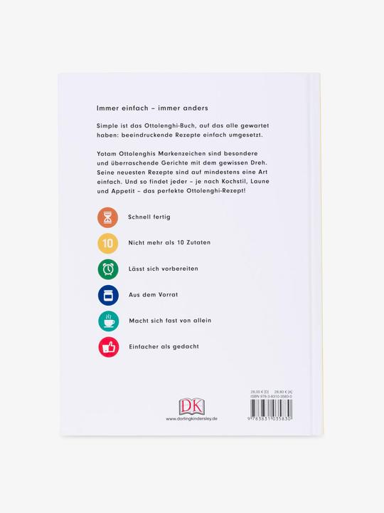 Produktbild Simple. Das Kochbuch (Deutsch, Yotam Ottolenghi, 2018)