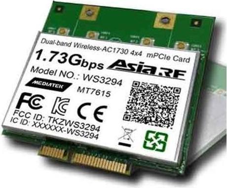Image du produit Turris RTROM01-WS3294 - Carte supplémentaire MOX/Omnia WiFi 5 GHz (mPCIe)