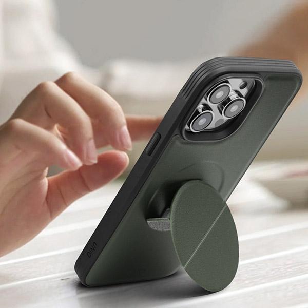 Actual product image Uniq etui Novo iPhone 14 Pro 6.1" czarny/midnight black (Apple iPhone 14 Pro)