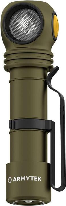 Produktbild ArmyTek Wizard C2 Pro Olive White LED Taschenlampe mit Gürtelclip akkubetrieben 2500lm 115g (11.20 cm, 2500 lm)
