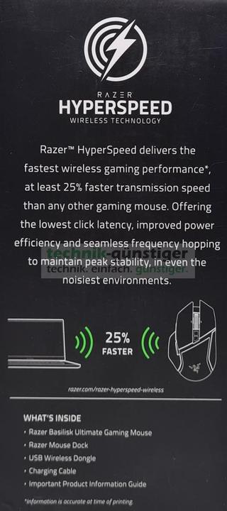 Productafbeelding Razer Basilisk Ultimate (Draadloze)