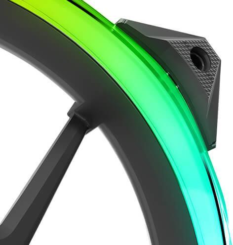 Produktbild Antec FUSION 120 ARGB Computer case Fan Black (120 mm)