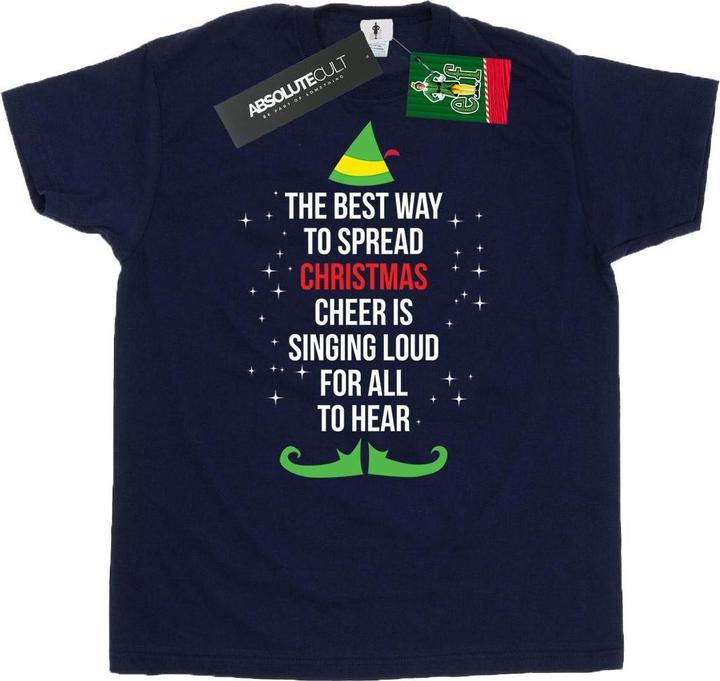 Produktbild Elf Christmas Cheer Text TShirt (XXL)