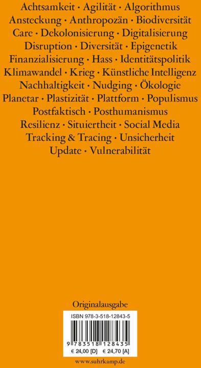 Nährwerte und Zutaten Glossar der Gegenwart 2.0 (Deutsch, Susanne Krasmann, Thomas Lemke, Ulrich Bröckling, 2024)