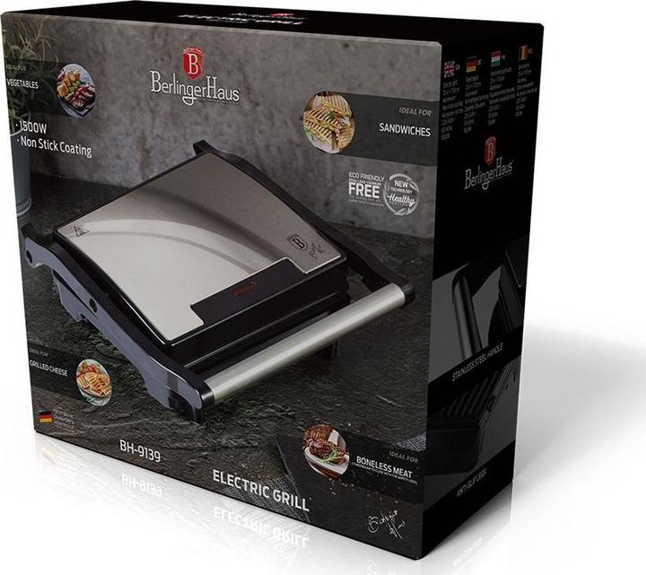 BerlingerHaus Elektrische Grill Zwart Royal Collection