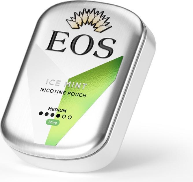 Produktbild Empire of Snus EOS - All White Medium - Mint (Nicotine Pouches, 12 mg)