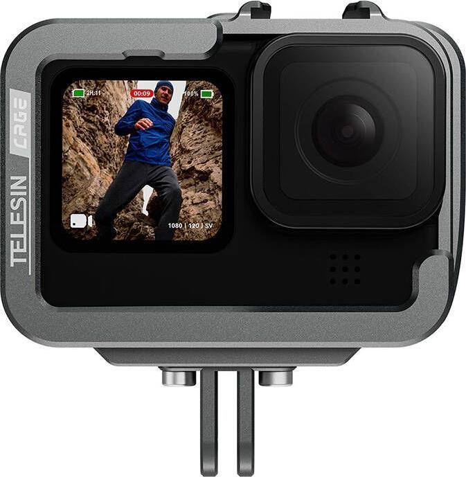 Image du produit Telesin Cage en aluminium pour GoPro Hero11/10/9 (9, GoPro Hero 11)